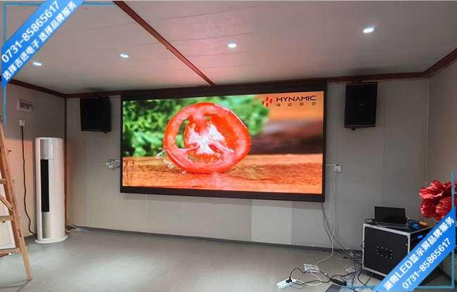 長沙芙蓉區(qū)某產(chǎn)業(yè)園智能會議室LED顯示屏